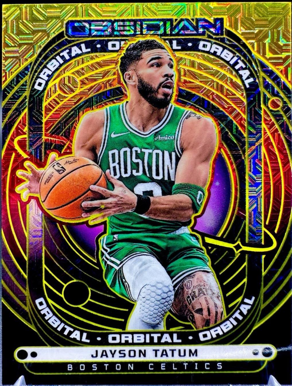Jayson Tatum [Electric Etch Molten Mojo Flood] #12