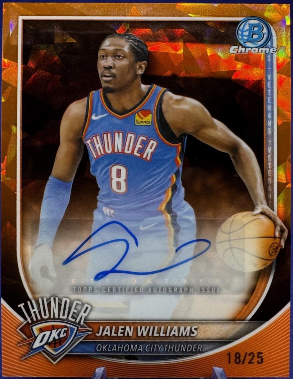 Jalen Williams [Orange Refractor] #BCA-JL