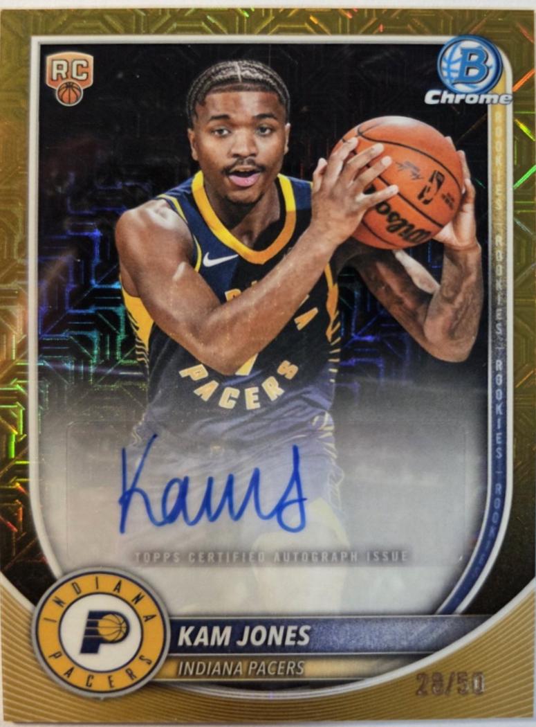 Kam Jones [Gold Shimmer Refractor] #BCA-KO