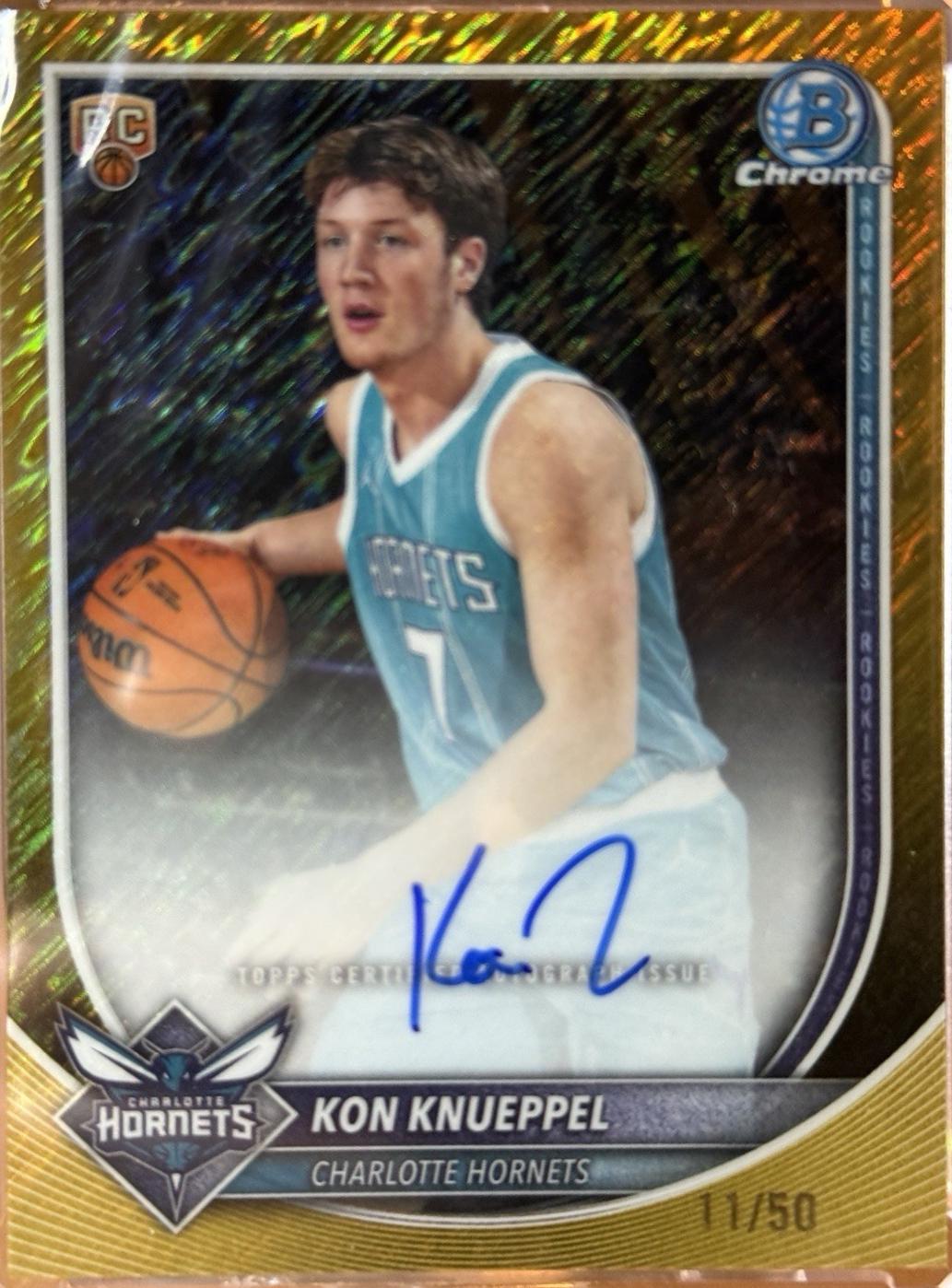 Kon Knueppel [Gold Refractor] #BCA-KK