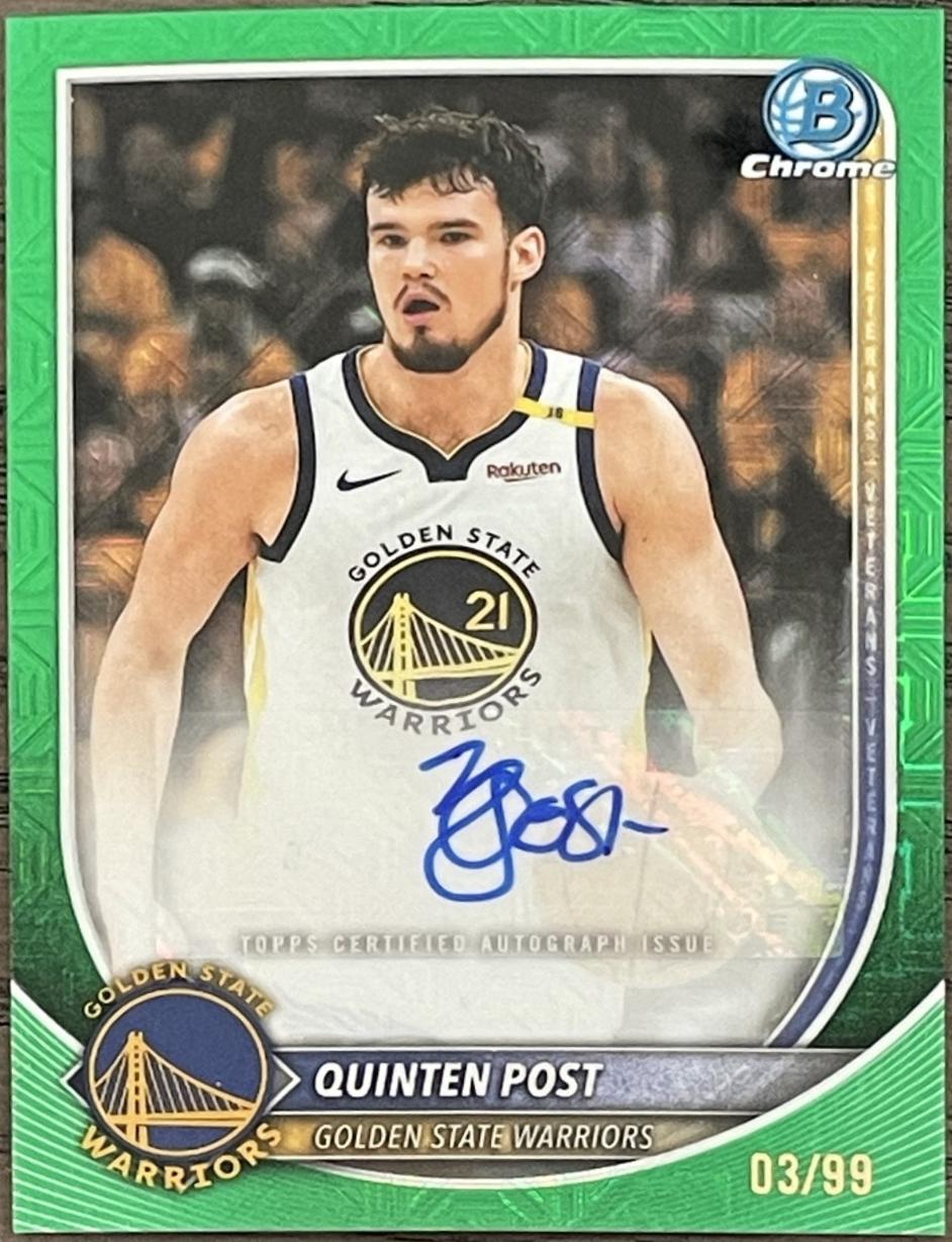 Quinten Post [Green Refractor] #BCA-QP