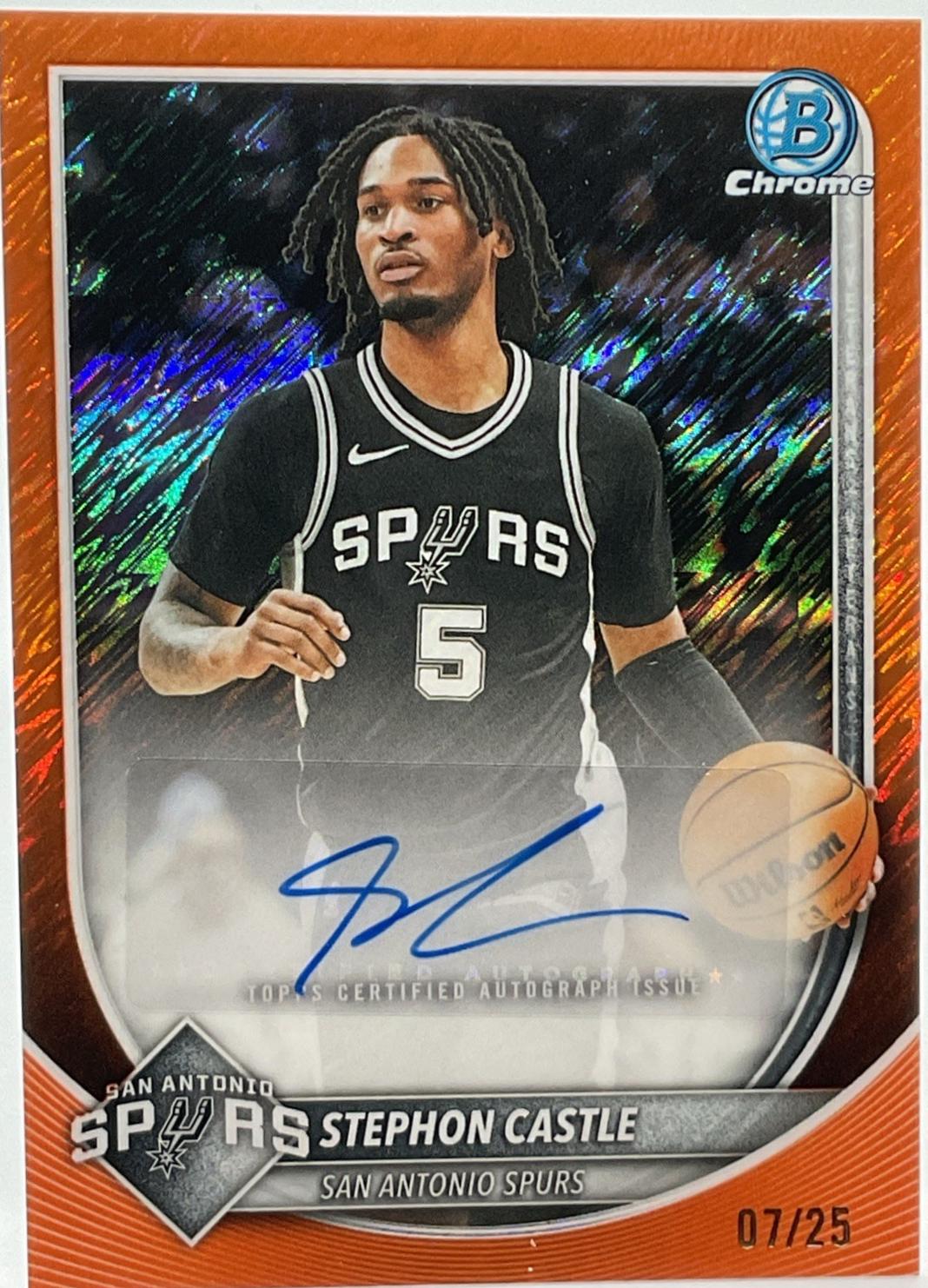 Stephon Castle [Orange Shimmer Refractor] #BCA-SC
