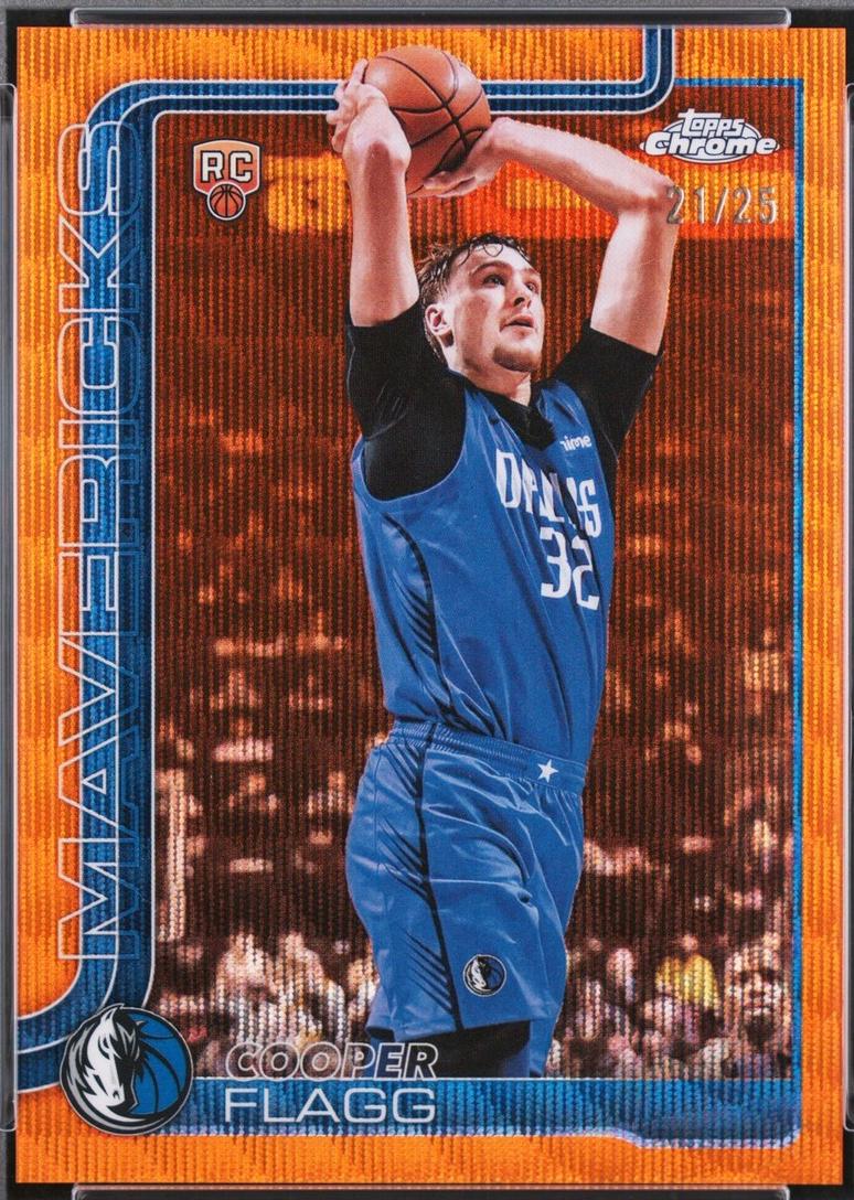 Cooper Flagg [Orange Wave Refractor] #251