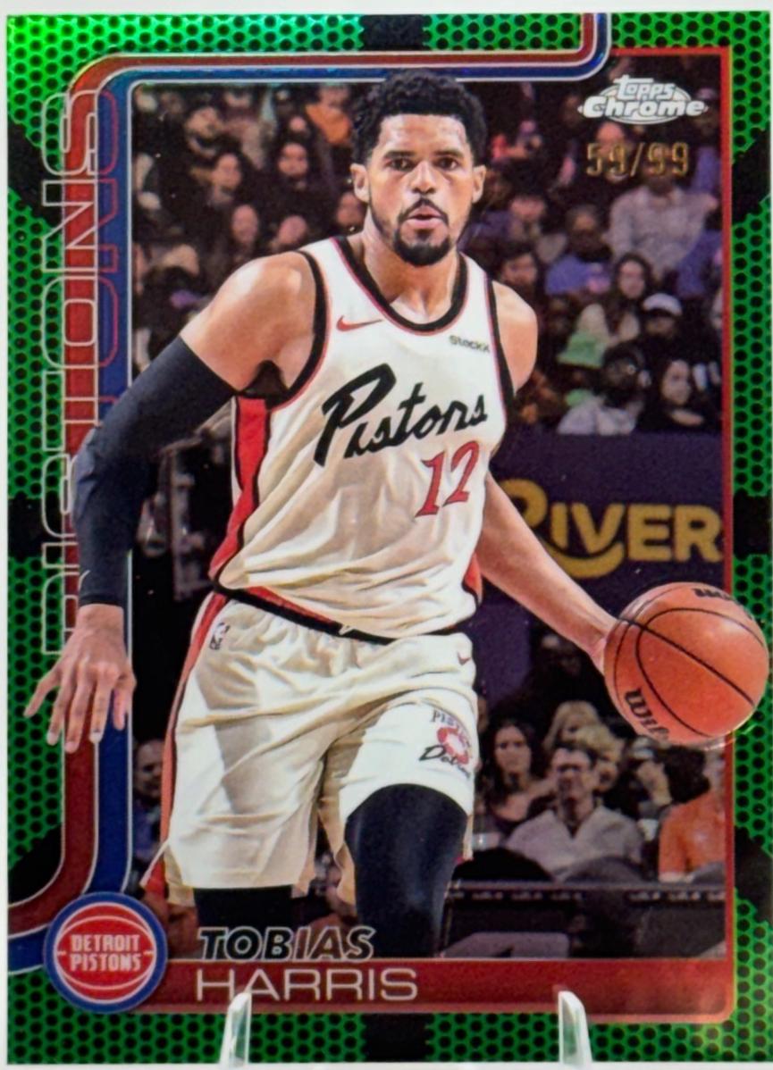 Tobias Harris [Green Basketball Refractor] #6