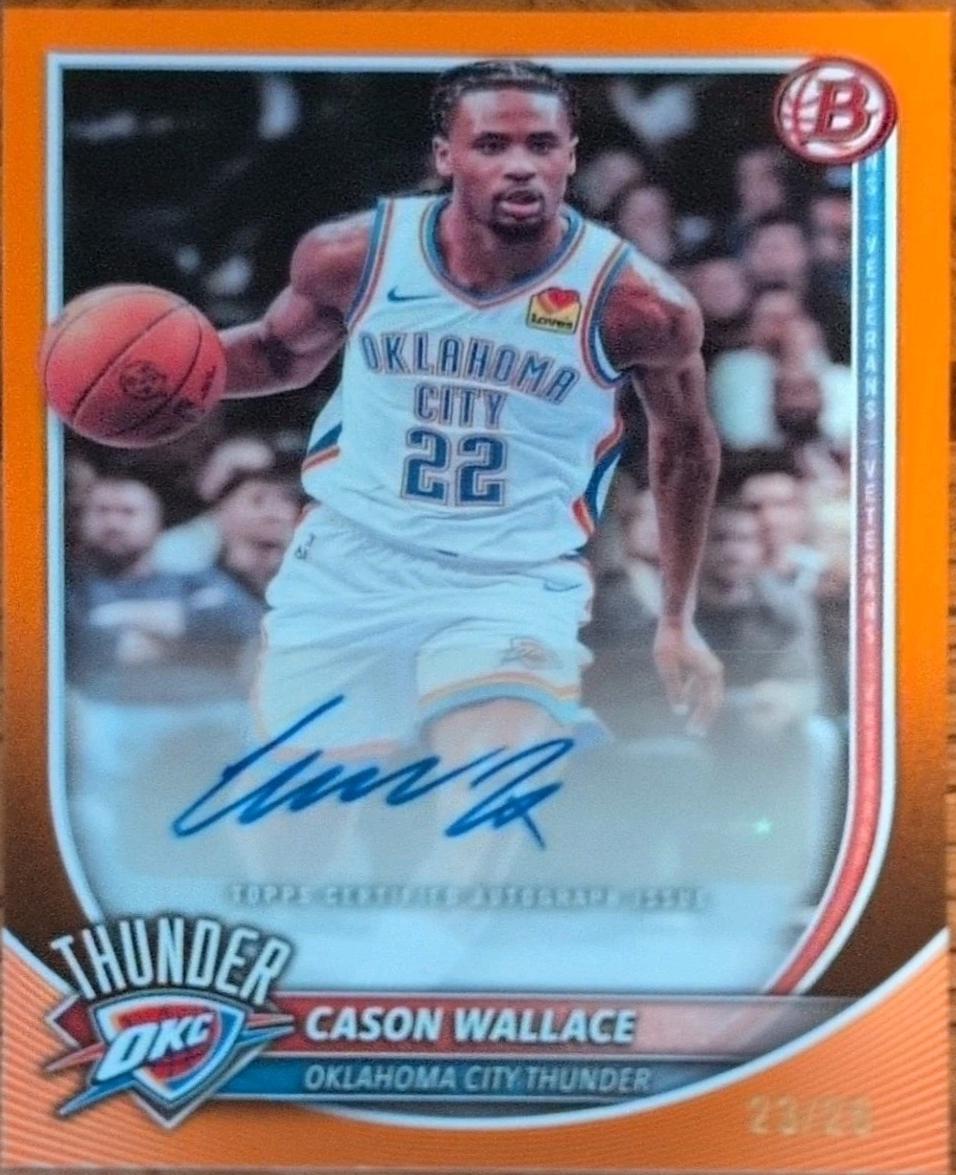 Cason Wallace [Orange Border] #RVA-CWA