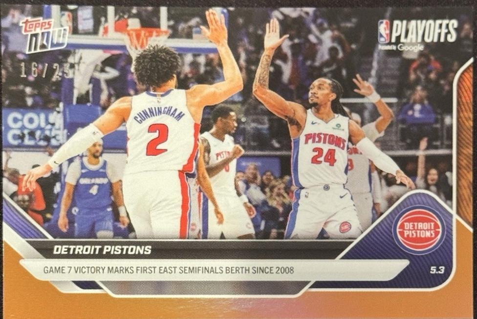 Detroit Pistons [Orange] #291