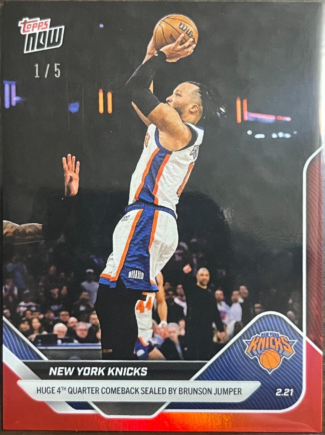 New York Knicks [Red] #180