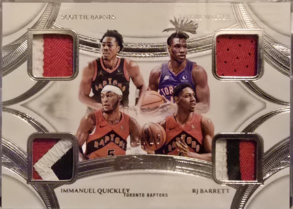 Scottie Barnes / Immanuel Quickley / Ja'Kobe Walter / RJ Barrett #QP-TOR