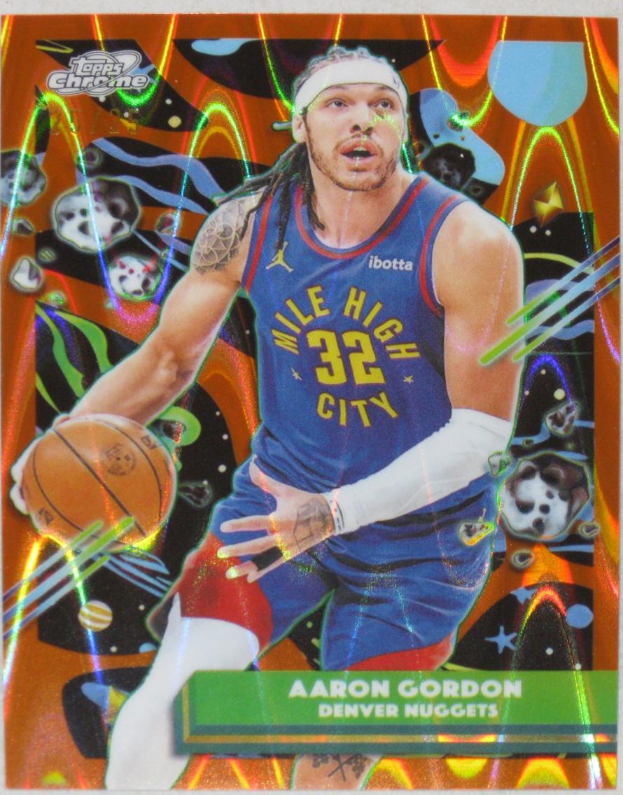 Aaron Gordon [Orange Galactic Refractor] #63