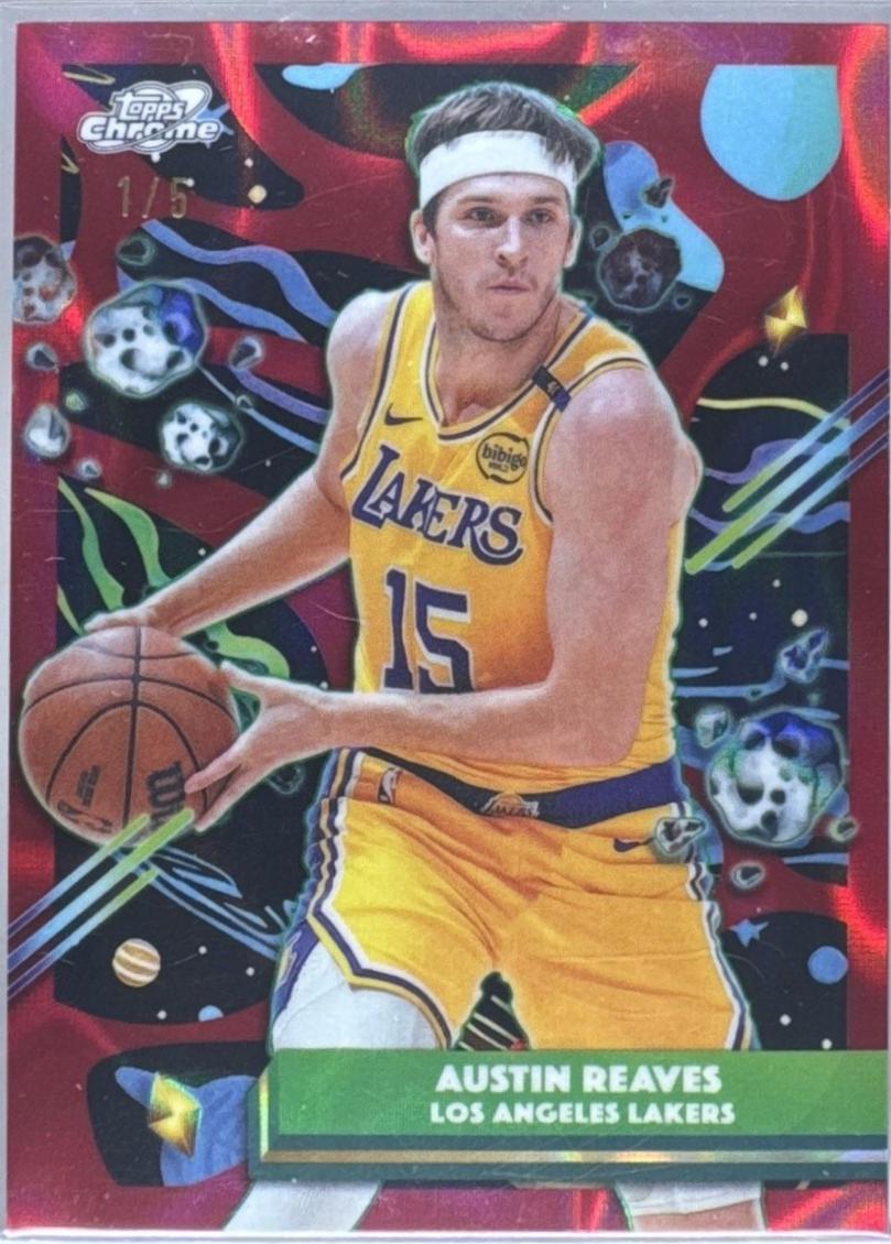 Austin Reaves [Red Flare Refractor] #159