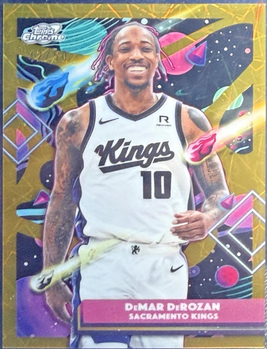 DeMar DeRozan [Gold Interstellar Refractor] #41