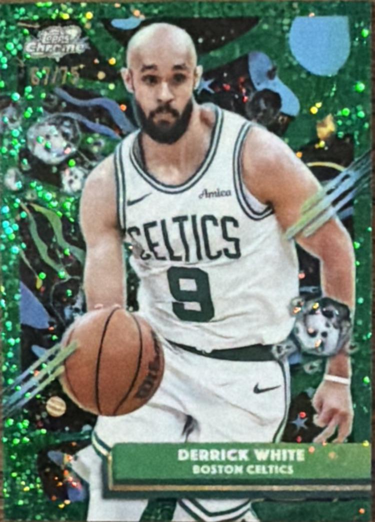 Derrick White [Green Space Dust Refractor] #105