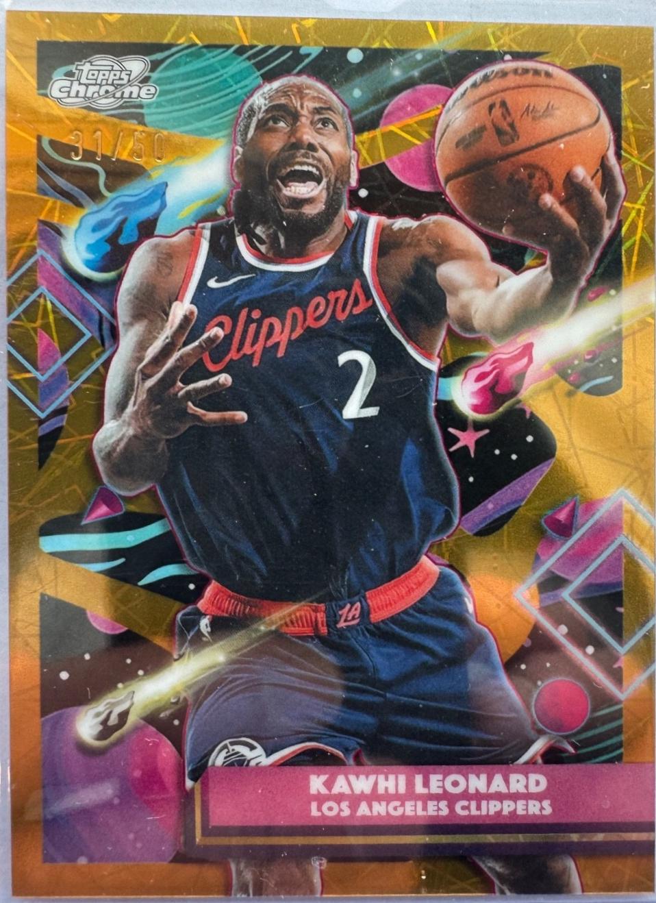 Kawhi Leonard [Gold Interstellar Refractor] #83