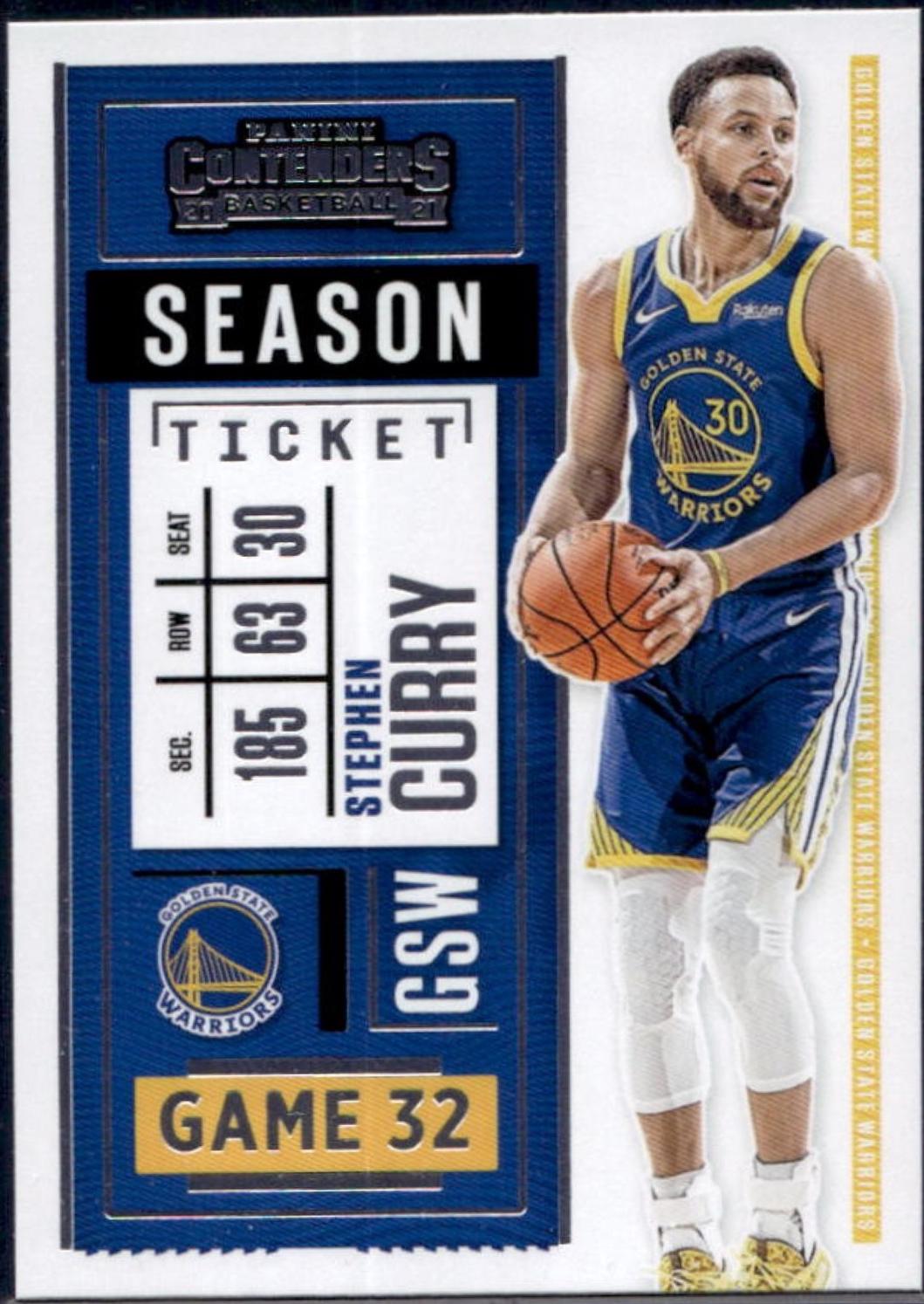 Stephen Curry [Season Ticket Printing Plate] #20