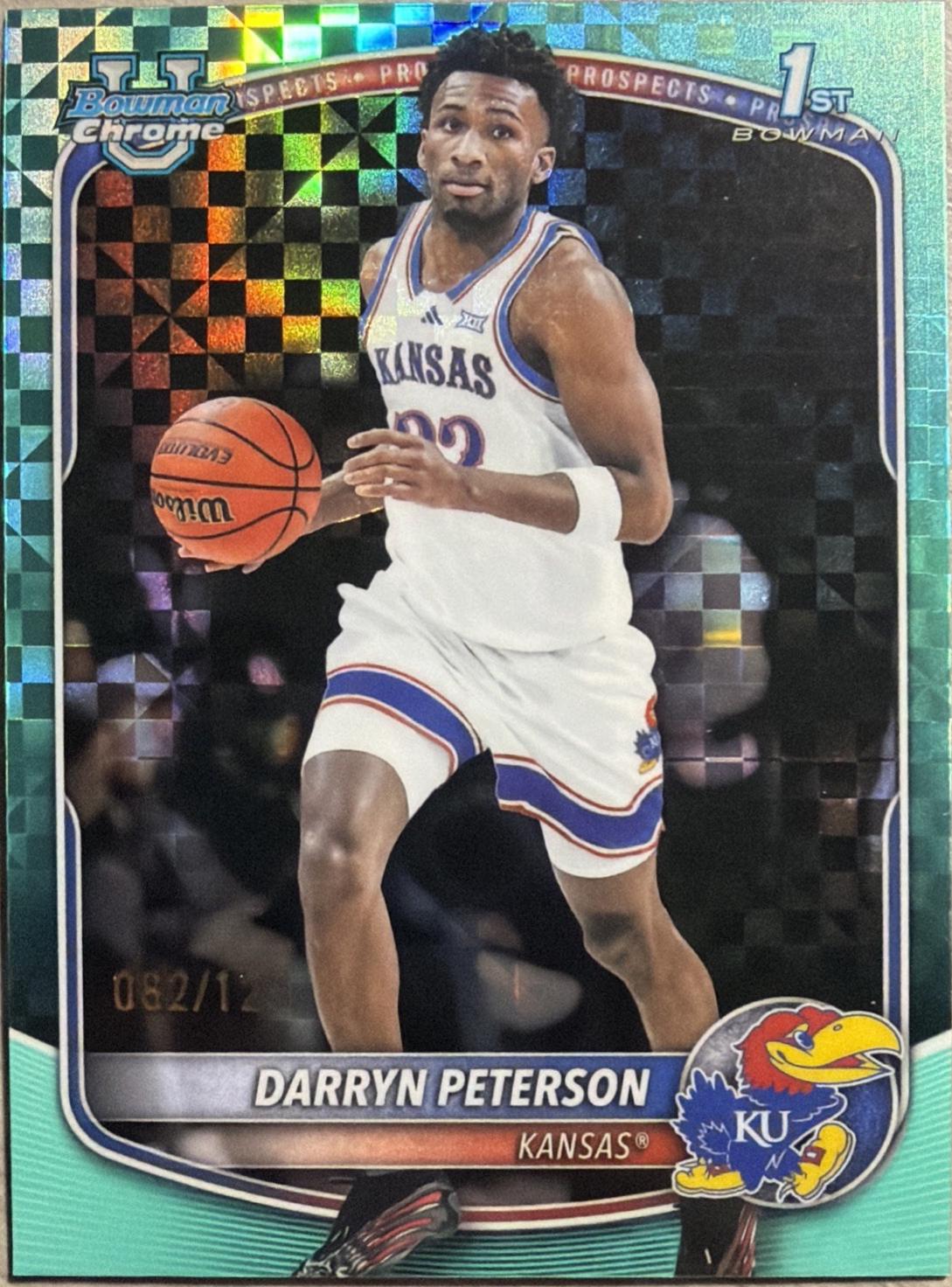 Darryn Peterson [Aqua X-Fractor] #BCP-2