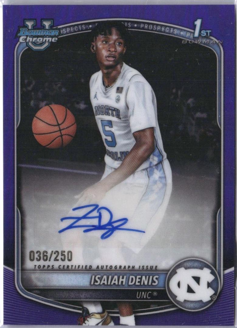 Isaiah Denis [Purple Refractor] #BCP-49