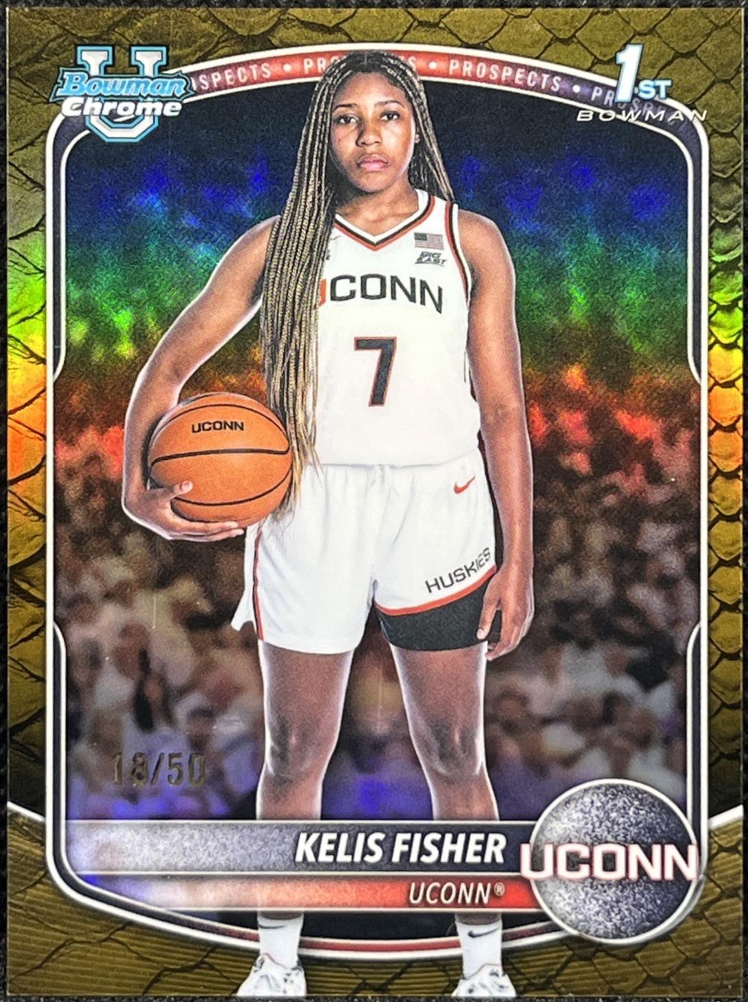 Kelis Fisher [Reptilian Gold Refractor] #BCP-89