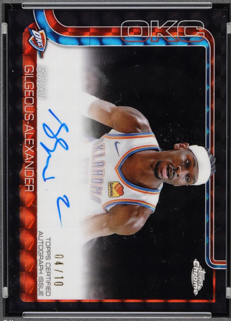 Shai Gilgeous-Alexander [Refractor Black] #TCA-SGA