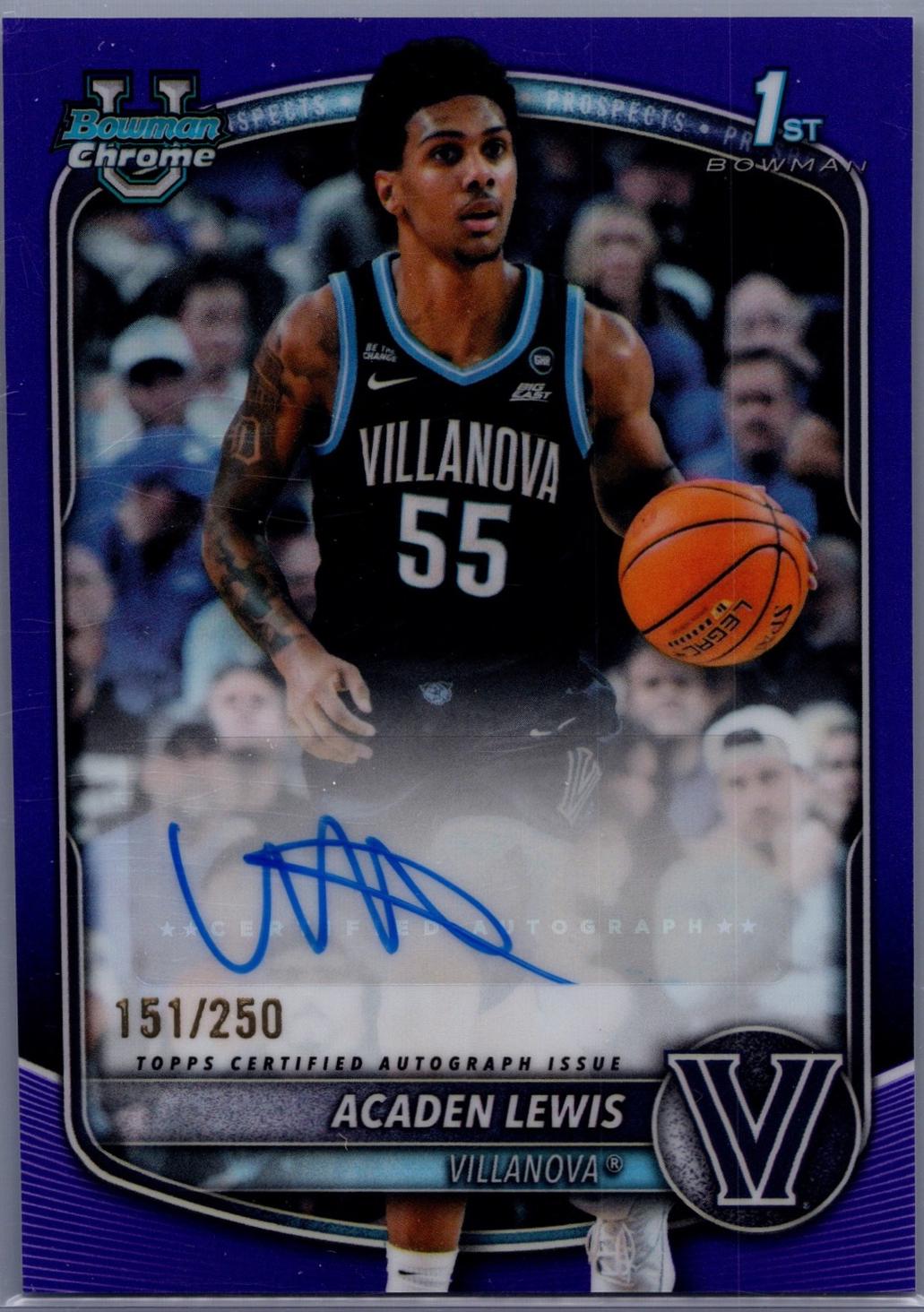 Acaden Lewis [Purple Refractor] #CPA-AL