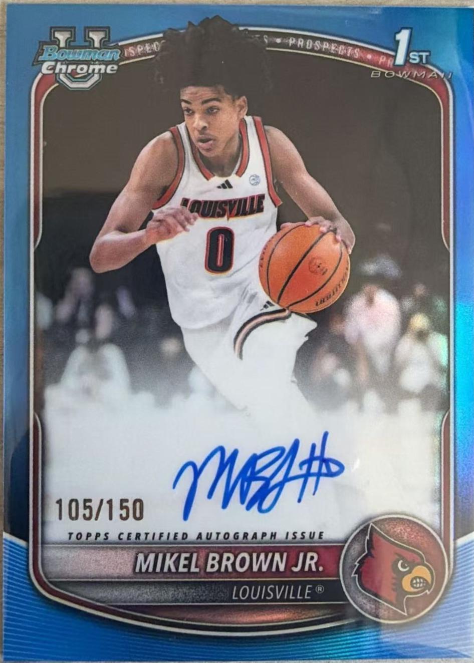 Mikel Brown Jr. [Blue Refractor] #CPA-MBJ