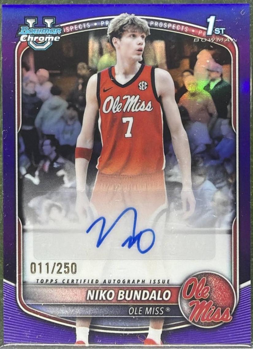 Niko Bundalo [Purple Refractor] #CPA-NB