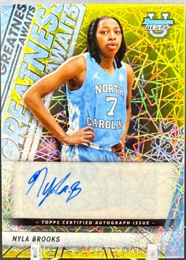 Nyla Brooks [Yellow Refractor] #CPA-NR