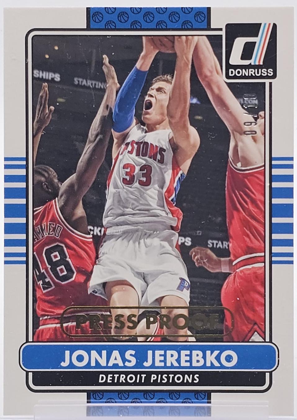 Jonas Jerebko [Gold Press Proof] #116
