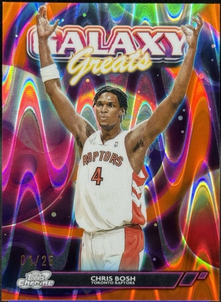 Chris Bosh [Orange Galactic Refractor] #GG-18