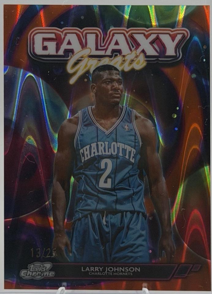 Larry Johnson [Orange Galactic Refractor] #GG-16