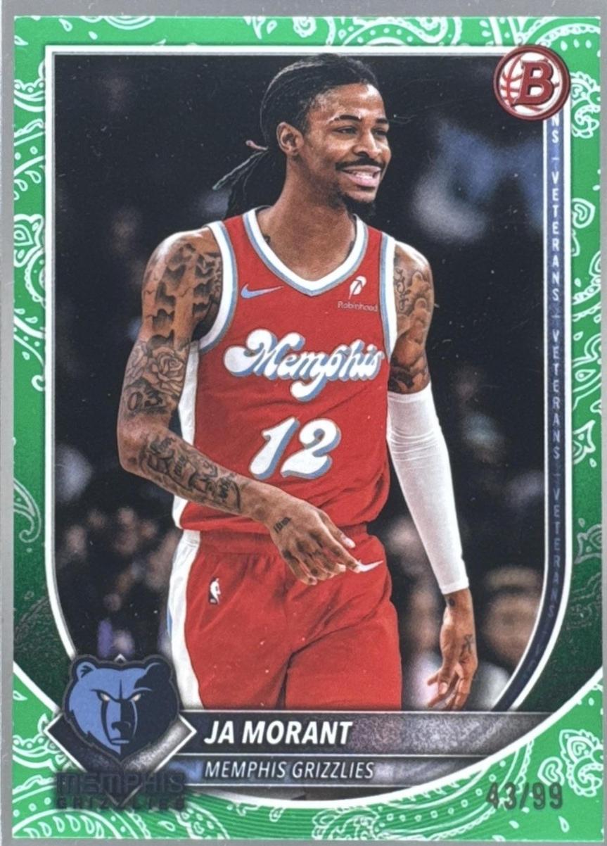 Ja Morant [Green Pattern Border] #136