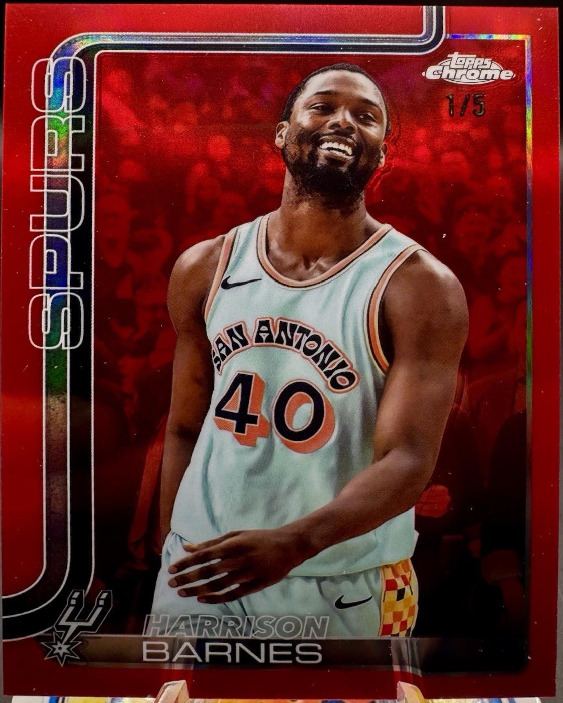 Harrison Barnes [Red Basketball Refractor] #216