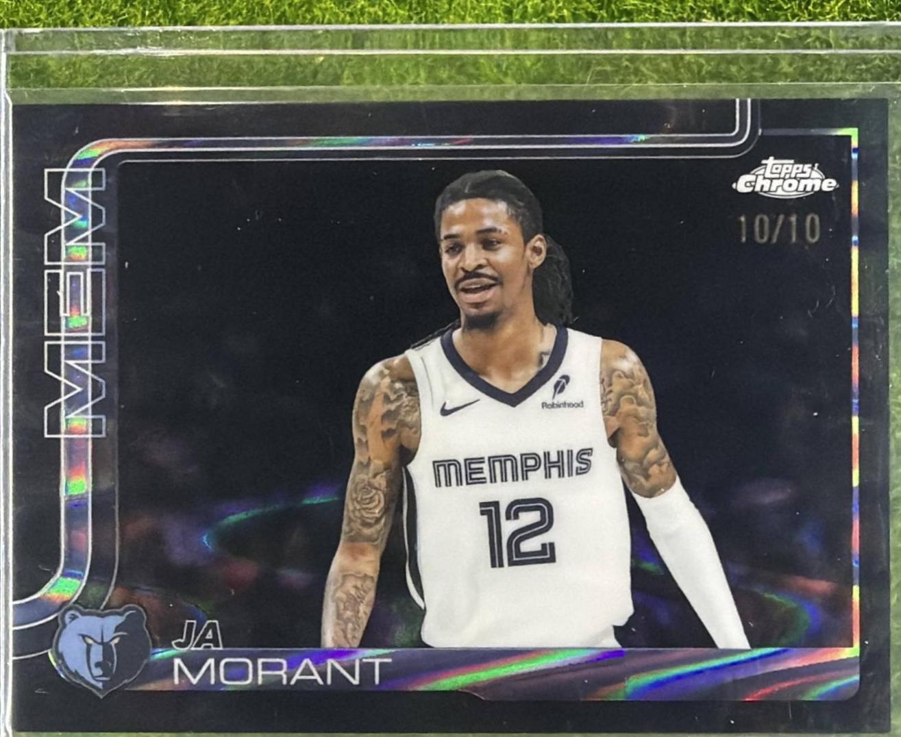 Ja Morant [RayWave Black Refractor] #158