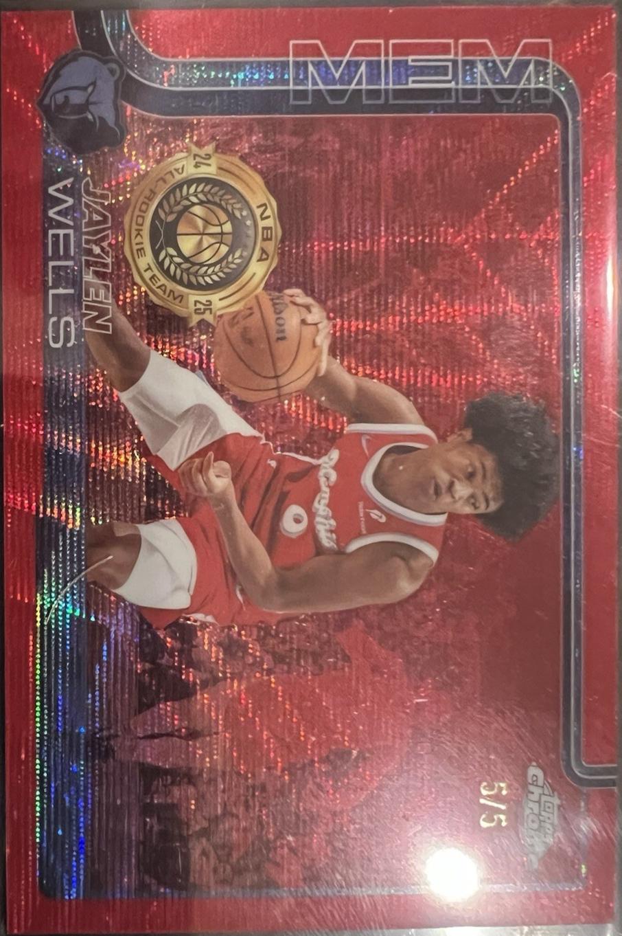Jaylen Wells [Red Refractor] #200