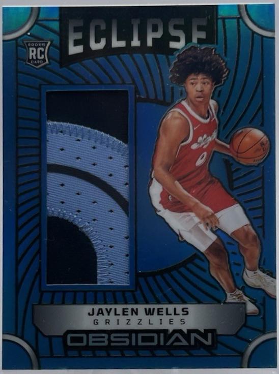 Jaylen Wells [Electric Etch Blue Flood] #EM-WLS