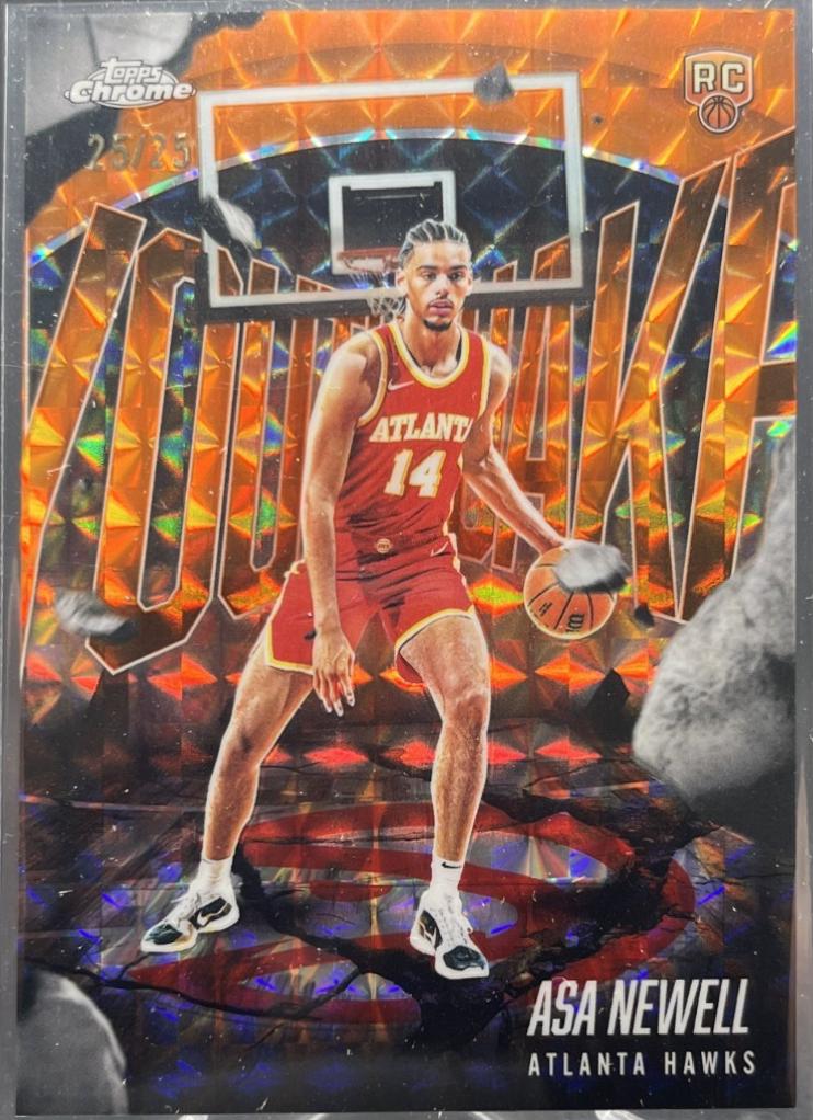Asa Newell [Refractor Orange Geometric] #YQ-14