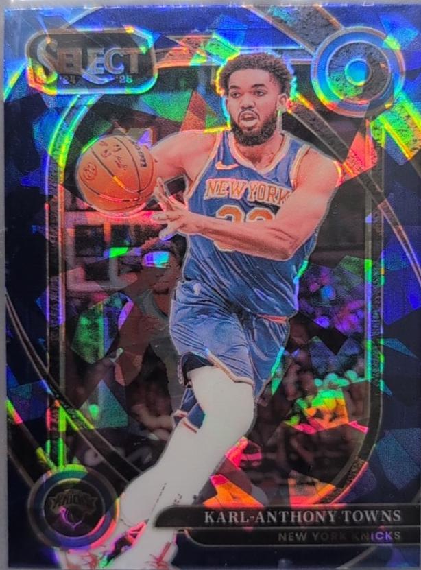 Karl-Anthony Towns [Blue Cracked Ice Prizm] #226