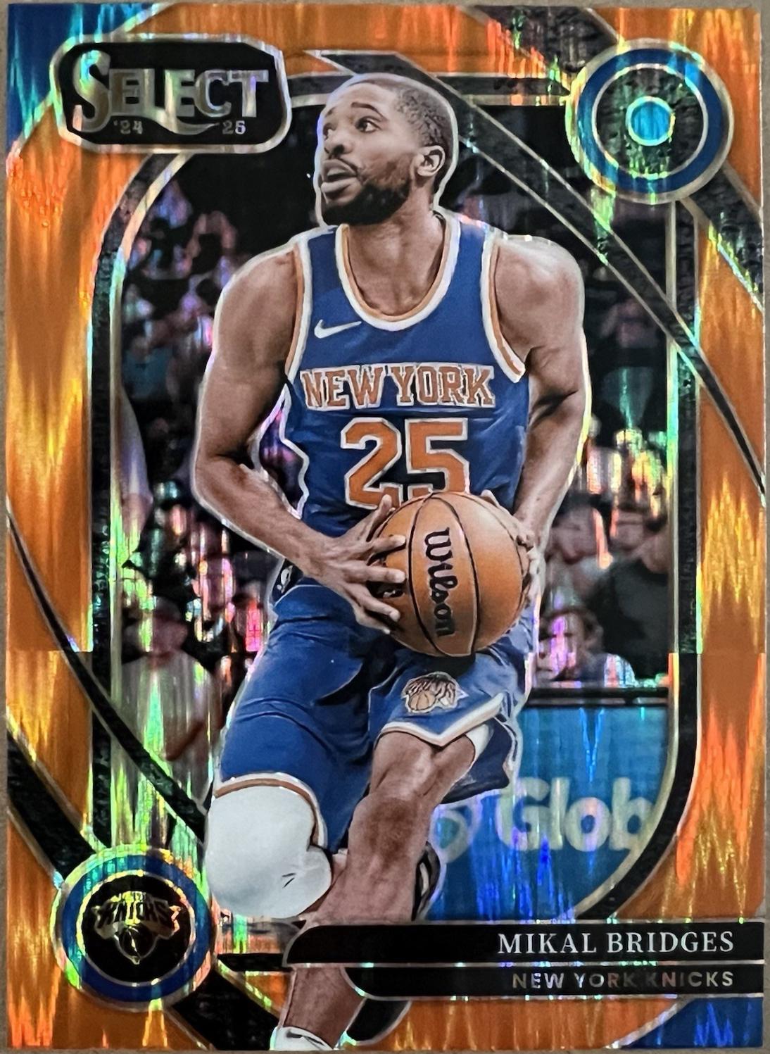 Mikal Bridges [Orange Flash Prizm] #204