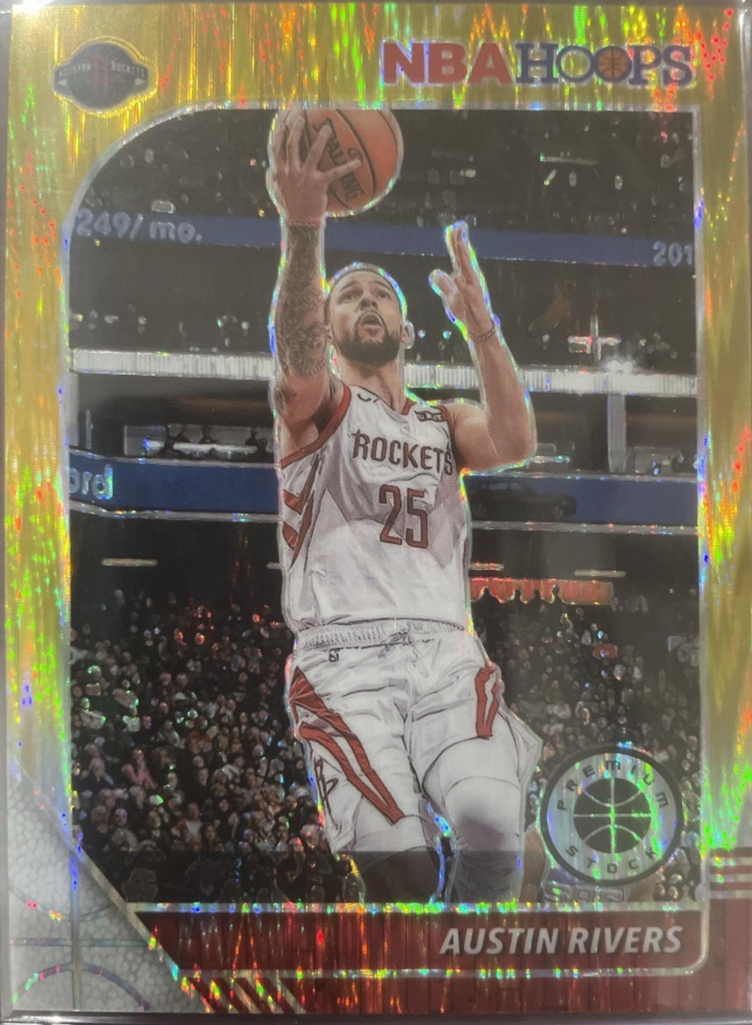 Austin Rivers [Gold Flash Prizm] #72