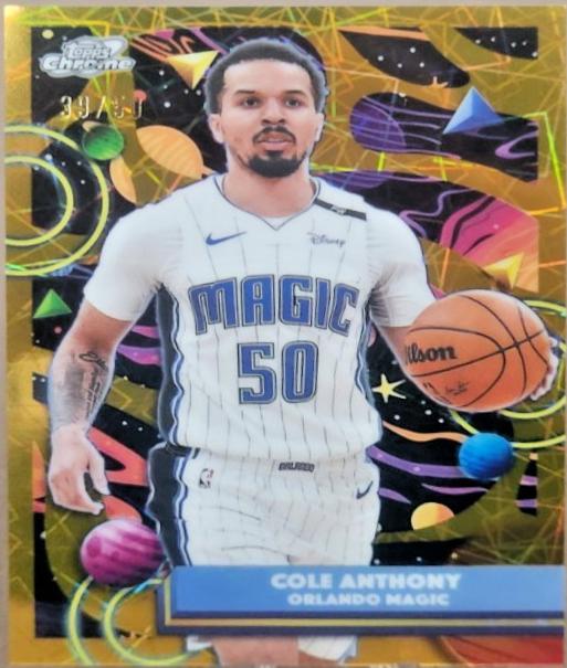 Cole Anthony [Gold Interstellar Refractor] #76