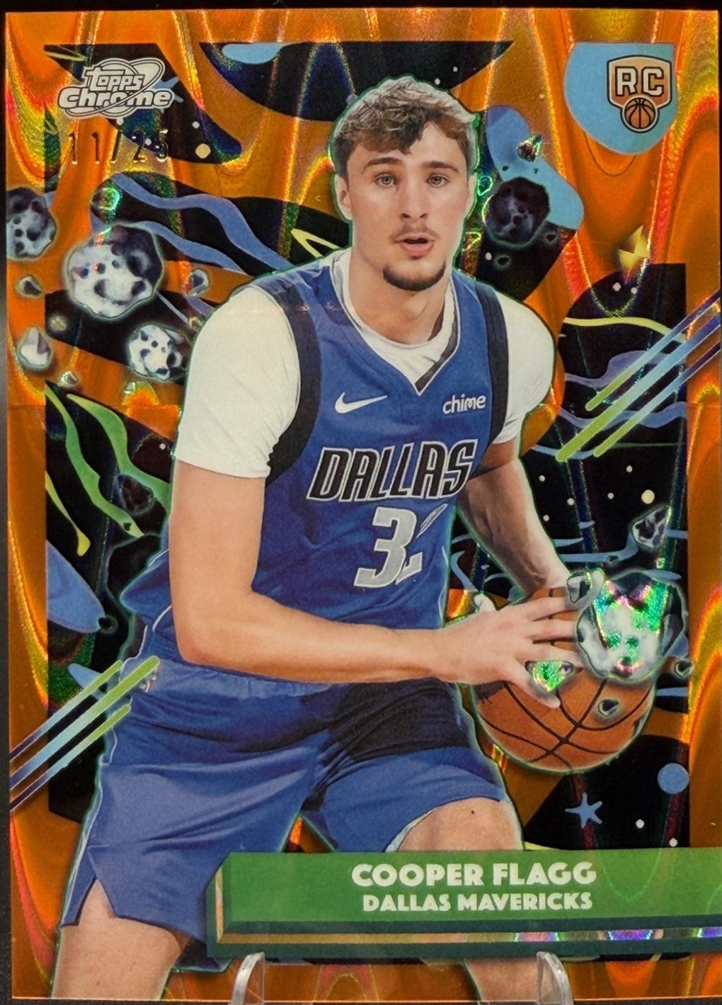 Cooper Flagg [Orange Galactic Refractor] #12