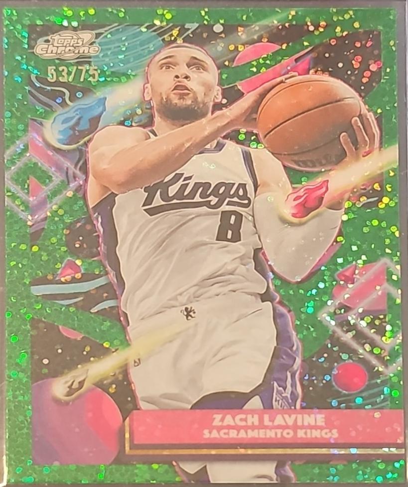 Zach LaVine [Green Space Dust Refractor] #89
