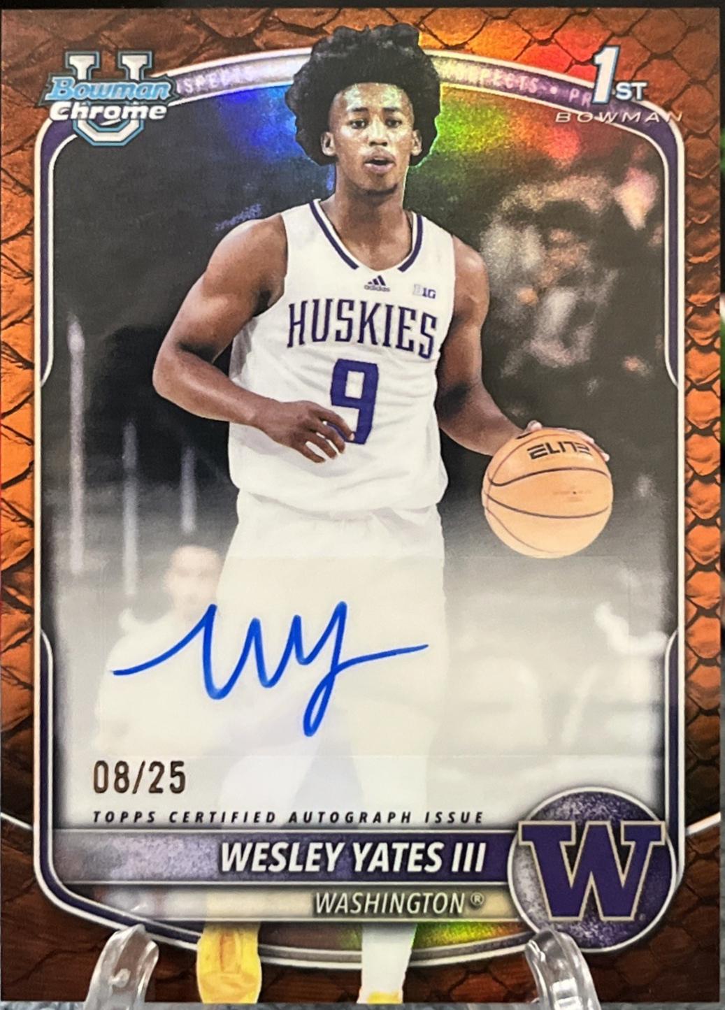 Wesley Yates III [Reptilian Orange Refractor] #BCP-43