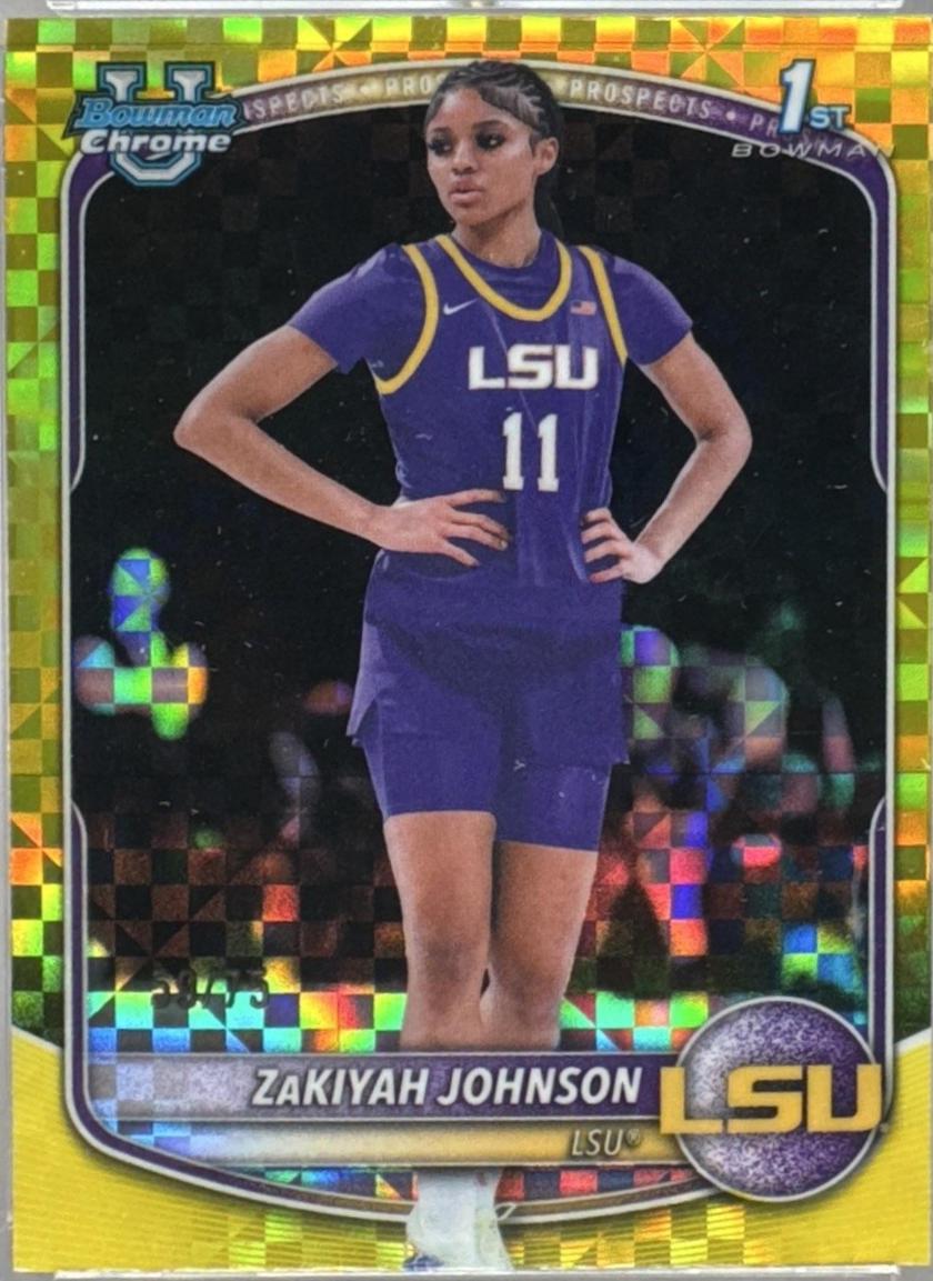 ZaKiyah Johnson [Yellow X-Fractor] #BCP-73