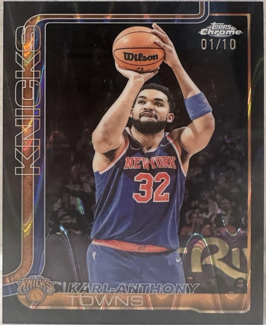 Karl-Anthony Towns [RayWave Black Refractor] #179