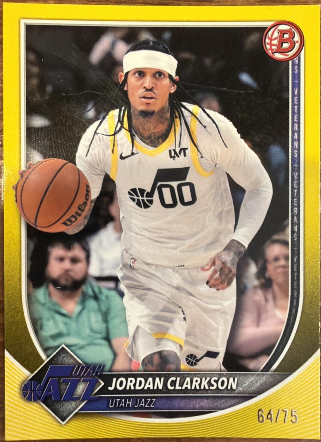 Jordan Clarkson [Yellow Border] #190