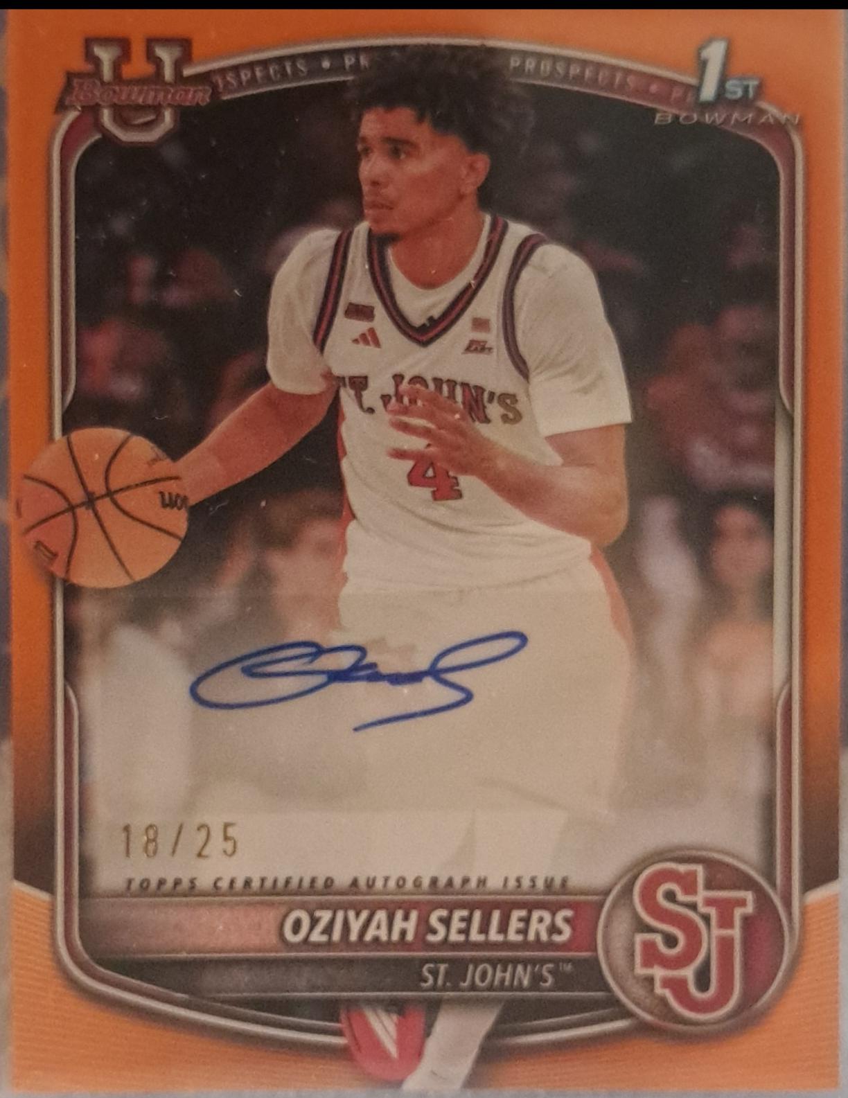 Oziyah Sellers [Orange Border] #PA-OS