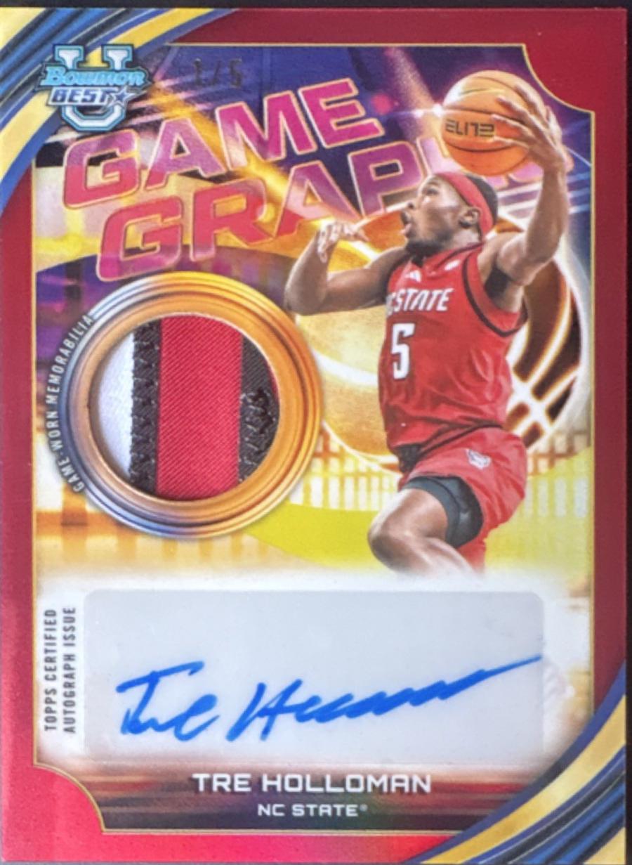 Tre Holloman [Red Border] #PA-TH
