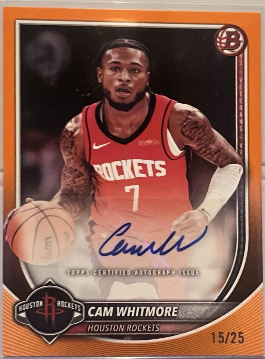 Cam Whitmore [Orange Border] #RVA-CWH