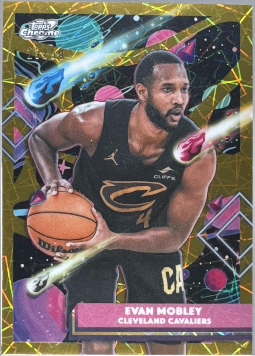 Evan Mobley [Gold Interstellar Refractor] #74