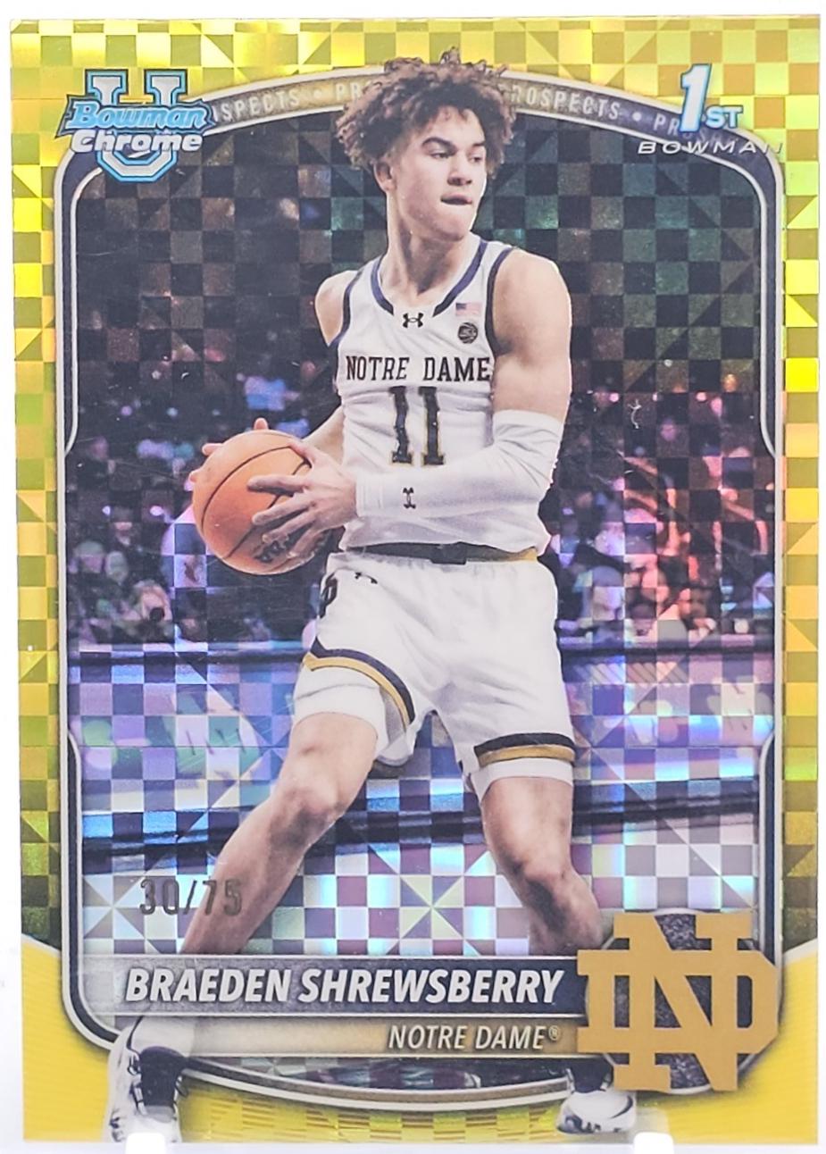 Braeden Shrewsberry [Yellow X-Fractor] #BCP-29